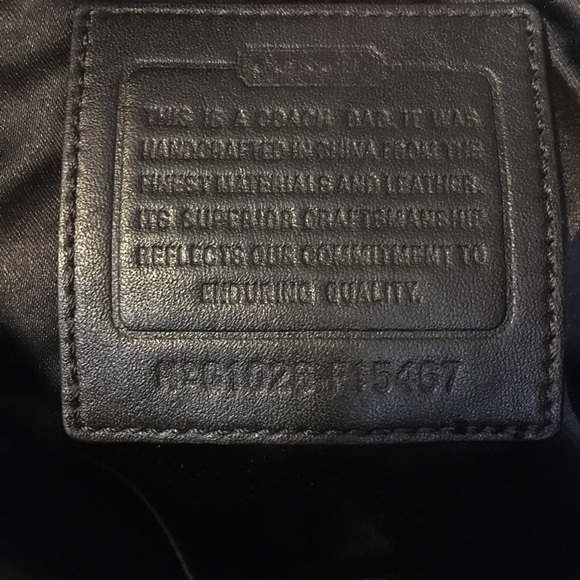 COACH π Poppy Glam Glitter Tartan Plaid Hobo Tote - Picture 4 of 13